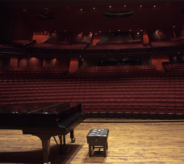 View of Meany Hall from center stage