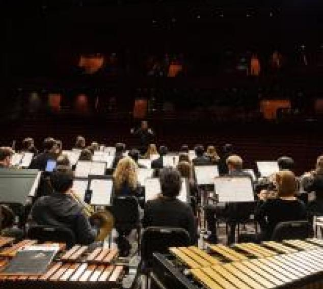 Wind Ensemble (Photo: UW Photography). 