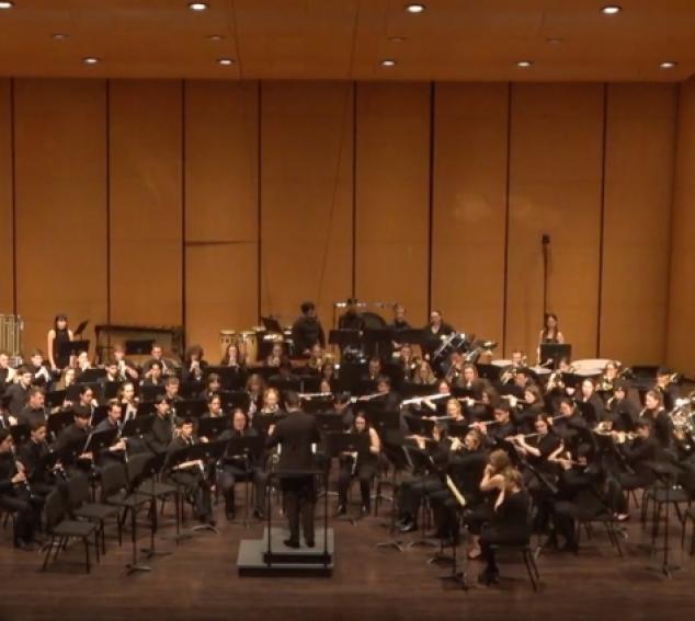 Campus and Concert Bands at Meany Hall (Photo: School of Music).